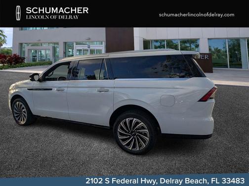 Crystal White Metallic 2026 Lincoln Navigator L Black Label
