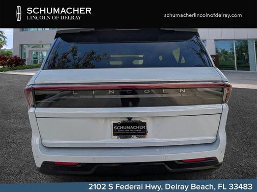 Crystal White Metallic 2026 Lincoln Navigator L Black Label