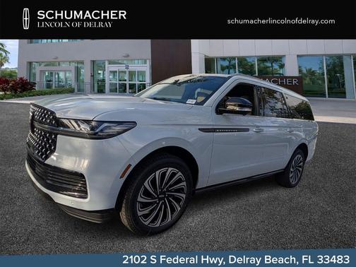Crystal White Metallic 2026 Lincoln Navigator L Black Label