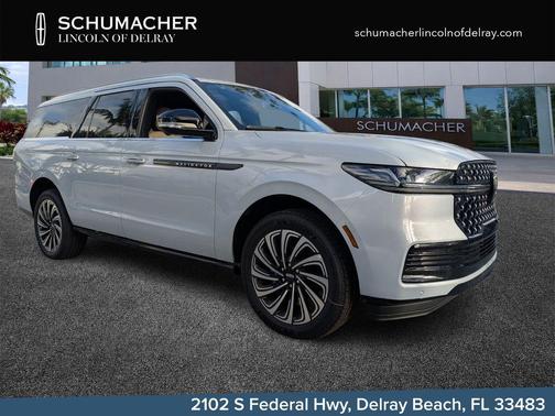 Crystal White Metallic 2026 Lincoln Navigator L Black Label