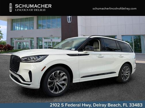 Pristine White 2026 Lincoln Aviator Premiere