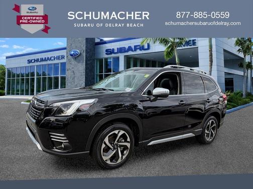 Crystal Black Silica 2023 Subaru Forester Touring