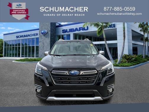 Crystal Black Silica 2023 Subaru Forester Touring