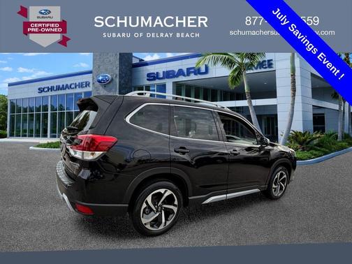 Crystal Black Silica 2023 Subaru Forester Touring