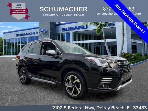 Crystal Black Silica 2023 Subaru Forester Touring