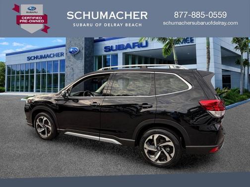 Crystal Black Silica 2023 Subaru Forester Touring