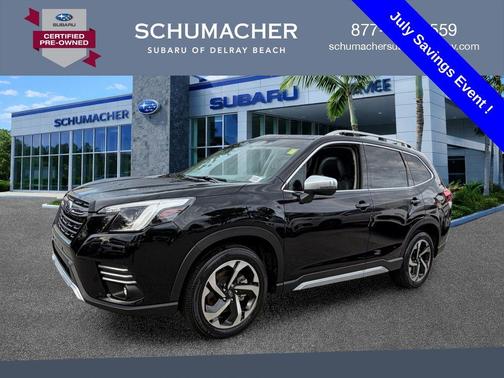 Crystal Black Silica 2023 Subaru Forester Touring