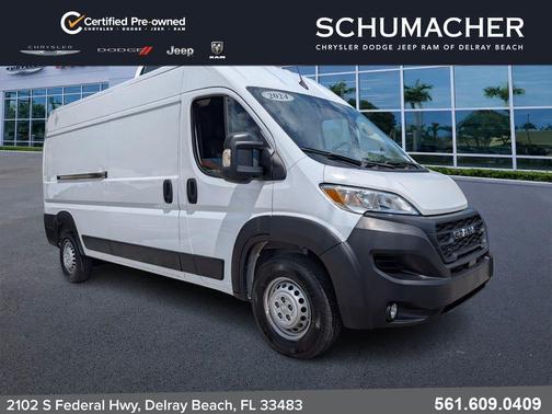 Bright White Clearcoat 2024 RAM ProMaster 2500 High Roof