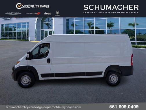 Bright White Clearcoat 2024 RAM ProMaster 2500 High Roof