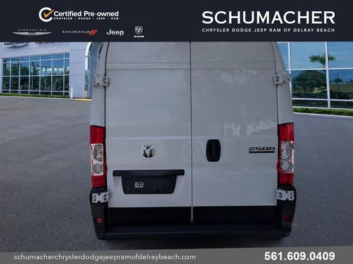Bright White Clearcoat 2024 RAM ProMaster 2500 High Roof
