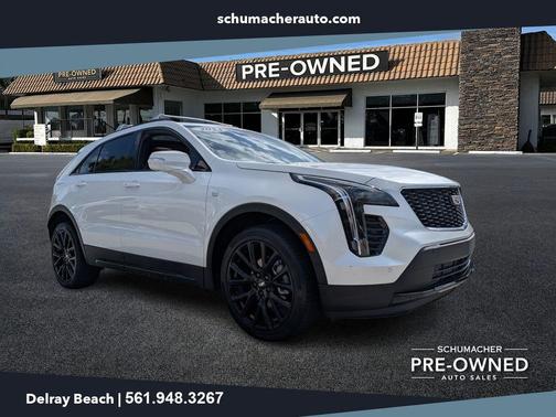 Crystal White Tri-Coat 2023 Cadillac XT4 Sport