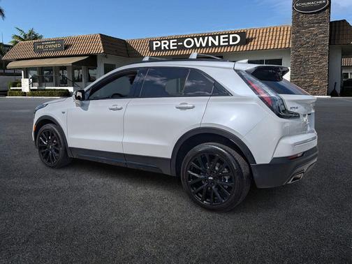 Crystal White Tri-Coat 2023 Cadillac XT4 Sport