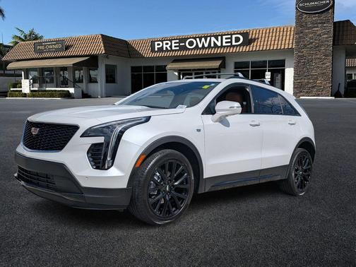 Crystal White Tri-Coat 2023 Cadillac XT4 Sport