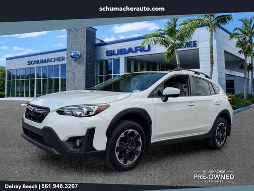 Crystal White Pearl 2023 Subaru Crosstrek Premium