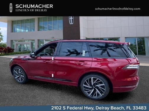 Ruby Red Metallic Tinted Clearcoat 2027 Lincoln Aviator Black Label