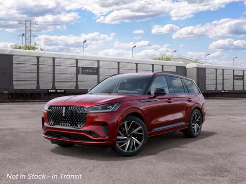 Ruby Red Metallic Tinted Clearcoat 2027 Lincoln Aviator Black Label