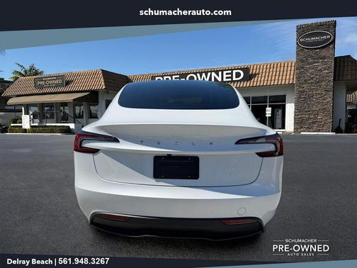 White 2025 Tesla Model 3 Long Range