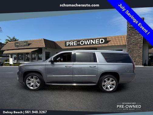 Satin Steel Metallic 2018 Cadillac Escalade ESV Luxury