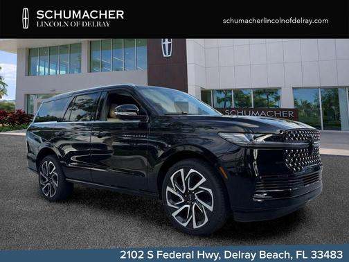 Infinite Black Metallic 2026 Lincoln Navigator Black Label