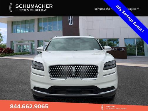White Metallic 2023 Lincoln Nautilus Reserve