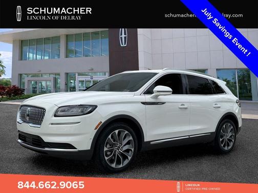 White Metallic 2023 Lincoln Nautilus Reserve