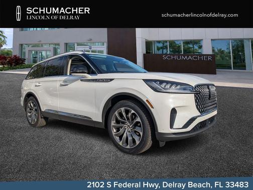 Pristine White 2026 Lincoln Aviator Premiere