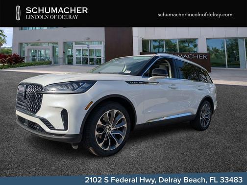 Pristine White 2026 Lincoln Aviator Premiere