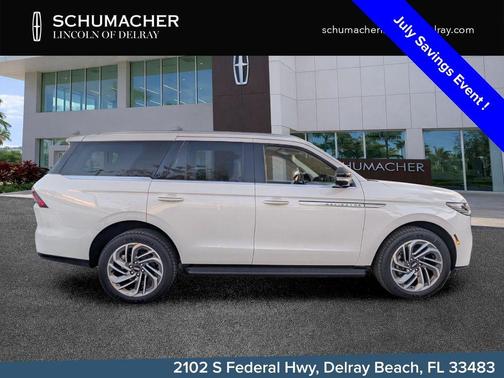 White Metallic 2026 Lincoln Navigator Premiere