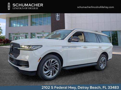 White Metallic 2026 Lincoln Navigator Premiere