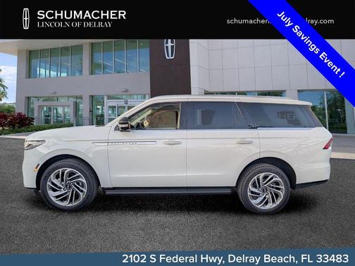 White Metallic 2026 Lincoln Navigator Premiere