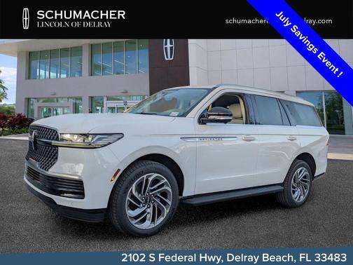 White Metallic 2026 Lincoln Navigator Premiere