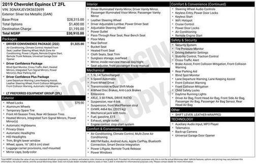 2019 Chevrolet Equinox 2LT