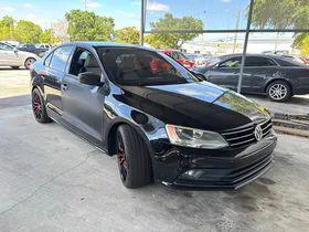 Black Uni 2016 Volkswagen Jetta 1.8T Sport