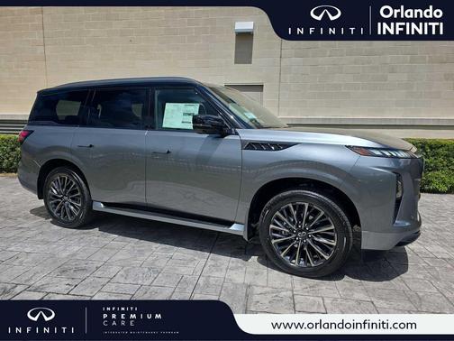 Dynamic Metal/Black Obsidian 2026 INFINITI QX80 AUTOGRAPH AWD