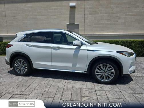 Radiant White 2023 INFINITI QX50 LUXE