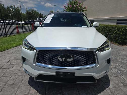 Radiant White 2023 INFINITI QX50 LUXE