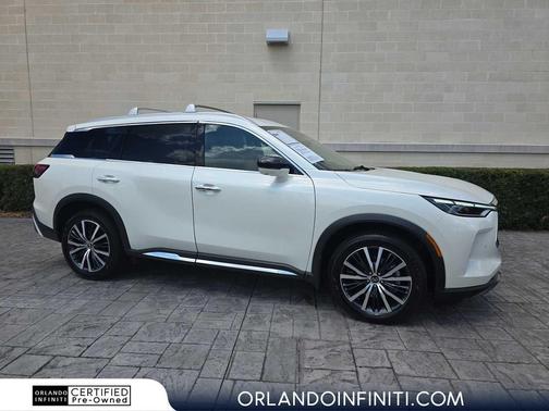 Majestic White 2025 INFINITI QX60 SENSORY