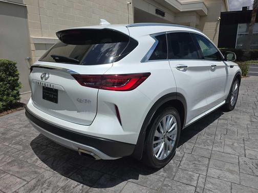 Radiant White 2023 INFINITI QX50 LUXE