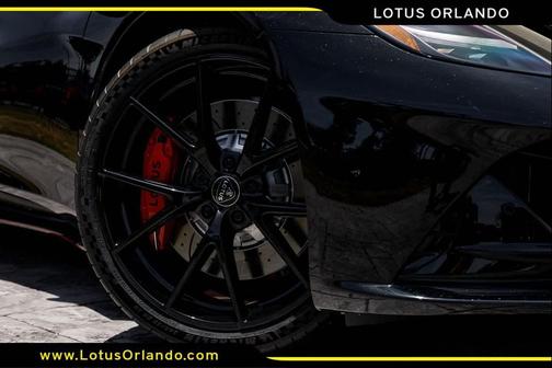Cosmos Black 2026 Lotus Emira V6 SE Racing Line