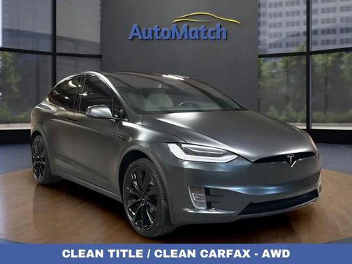 Gray 2020 Tesla Model X Long Range Dual Motor All-Wheel Drive