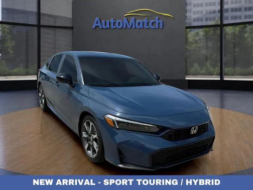 Blue Lagoon Pearl 2026 Honda Civic Hybrid Sport Touring