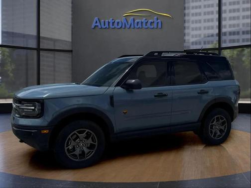 Azure Gray Metallic Tri-Coat 2024 Ford Bronco Sport Badlands