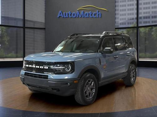 Azure Gray Metallic Tri-Coat 2024 Ford Bronco Sport Badlands