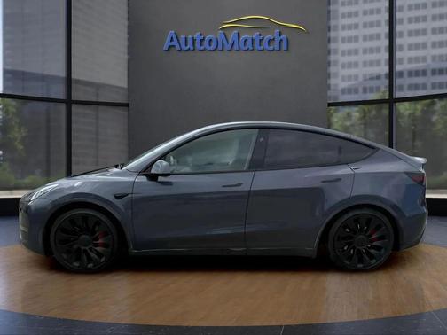 Gray 2023 Tesla Model Y Performance Dual Motor All-Wheel Drive