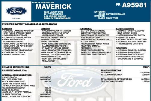 2023 Ford Maverick Lariat