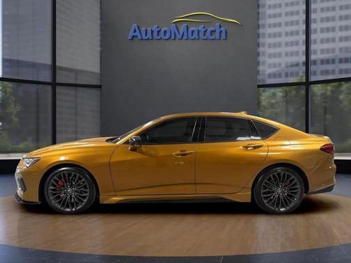 Yellow 2021 Acura TLX Base