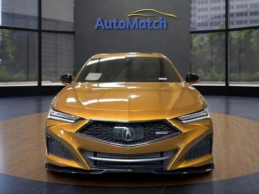 Yellow 2021 Acura TLX Base