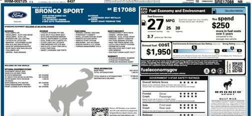 2025 Ford Bronco Sport Outer Banks