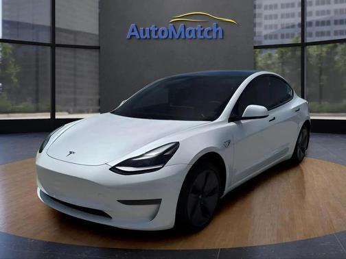 Pearl White Multi-Coat 2021 Tesla Model 3 Standard Range Plus