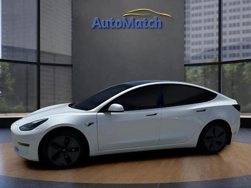Pearl White Multi-Coat 2021 Tesla Model 3 Standard Range Plus